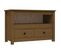 Meuble TV Marron Miel 79x35x52 Cm Bois De Pin Massif