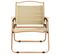 Chaises De Camping 2 Pièces Beige 54x43x59 Cm Tissu Oxford