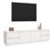 Meuble TV Blanc 176x37x47,5 Cm Bois De Pin Massif