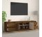 Meuble TV Marron Miel 176x37x47,5 Cm Bois De Pin Massif