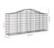 Panier De Gabions Arqué 200x30x80/100 Cm Fer Galvanisé