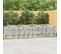 Jardinière à Gabions Arqué 400x50x100 Cm Fer Galvanisé