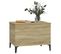 Table Basse Chêne Sonoma 60x44,5x45 Cm Bois Contreplaqué