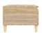 Table Basse Chêne Sonoma 90x50x36,5 Cm Bois Contreplaqué