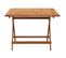 Table Pliable De Jardin 90x90x75 Cm Bois D'acacia Solide