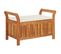 Banc De Rangement De Jardin Avec Coussin 91 Cm Bois D'acacia