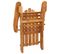 Chaise De Jardin Adirondack Avec Coussins Bois Massif D'acacia