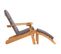 Chaise De Jardin Adirondack Et Repose-pieds Bois Massif Acacia