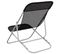 Chaises De Plage Pliantes 2pcs Textilène Acier Enduit De Poudre