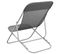 Chaises De Plage Pliantes 2pcs Textilène Acier Enduit De Poudre