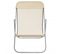 Chaises De Plage Pliantes 2pcs Textilène Acier Enduit De Poudre