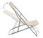 Chaises De Plage Pliantes 2pcs Textilène Acier Enduit De Poudre