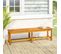 Banc De Jardin 150x35x45 Cm Bois Massif D'acacia