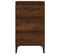 Table De Chevet Chêne Marron 40x35x70 Cm Bois Contreplaqué