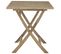 Table De Jardin Pliante Gris 120x70x75 Cm Bois De Teck Solide