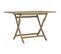 Table De Jardin Pliante Gris 120x70x75 Cm Bois De Teck Solide