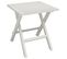 Chaises Longues Lot De 2 Avec Table Blanc Bois Massif D'acacia