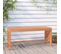 Banc De Jardin 110 Cm Bois Massif D'eucalyptus