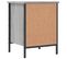 Armoire à Chaussures Sonoma Gris 38x35x50 Cm Bois Contreplaqué