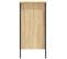 Armoire à Chaussures Chêne Sonoma 100x35x70cm Bois Contreplaqué