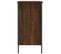 Armoire à Chaussures Chêne Marron 100x35x70cm Bois Contreplaqué