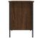 Armoire à Chaussures Chêne Marron 131x35x50cm Bois Contreplaqué