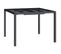 Table De Jardin Anthracite 100x100x72 Cm Acier