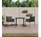 Chaises De Jardin Avec Coussins Lot De 2 Noir 54x61x83 Cm Rotin