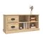 Meuble TV Chêne Sonoma 102x35,5x47,5 Cm Bois Contreplaqué