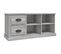 Meuble TV Sonoma Gris 102x35,5x47,5 Cm Bois Contreplaqué