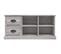 Meuble TV Sonoma Gris 102x35,5x47,5 Cm Bois Contreplaqué