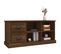 Meuble TV Chêne Marron 102x35,5x47,5 Cm Bois Contreplaqué