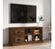 Meuble TV Chêne Marron 102x35,5x47,5 Cm Bois Contreplaqué