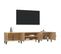 Meubles TV Chêne Sonoma 180x31,5x40 Cm Bois Contreplaqué