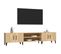 Meubles TV Chêne Sonoma 180x31,5x40 Cm Bois Contreplaqué