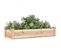 Jardinière De Jardin Doublure 120x45x25 Cm Bois Massif Sapin