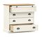 Commode Vigo Blanc 80x40x76 Cm Bois Massif De Pin