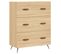 Commode Chêne Sonoma 69,5 X 34 X 90 Cm Bois Contreplaqué