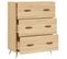 Commode Chêne Sonoma 69,5 X 34 X 90 Cm Bois Contreplaqué