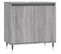 Armoire De Bain Sonoma Gris 58x33x60 Cm Bois Contreplaqué