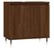 Armoire De Bain Chêne Marron 58x33x60 Cm Bois Contreplaqué