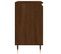 Armoire De Bain Chêne Marron 58x33x60 Cm Bois Contreplaqué