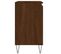 Armoire De Bain Chêne Marron 58x33x60 Cm Bois Contreplaqué