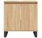 Armoire De Bain Chêne Sonoma 58x33x60 Cm Bois Contreplaqué