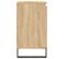 Armoire De Bain Chêne Sonoma 58x33x60 Cm Bois Contreplaqué