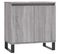 Armoire De Bain Sonoma Gris 58x33x60 Cm Bois Contreplaqué