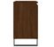 Armoire De Bain Chêne Marron 58x33x60 Cm Bois Contreplaqué