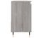 Armoire De Bain Sonoma Gris 65x33x60 Cm Bois Contreplaqué