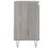 Armoire De Bain Sonoma Gris 65x33x60 Cm Bois Contreplaqué