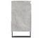 Armoire De Salle De Bain Gris Béton 65x33x60 Cm